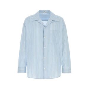 Loewe Men Embroidered Poplin Shirt